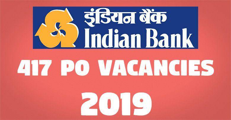 indian bank po -