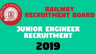 Junior Engineer Recruitment 2019 -