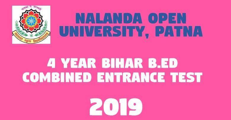 4 Year Bihar B.Ed Combined Entrance Test -