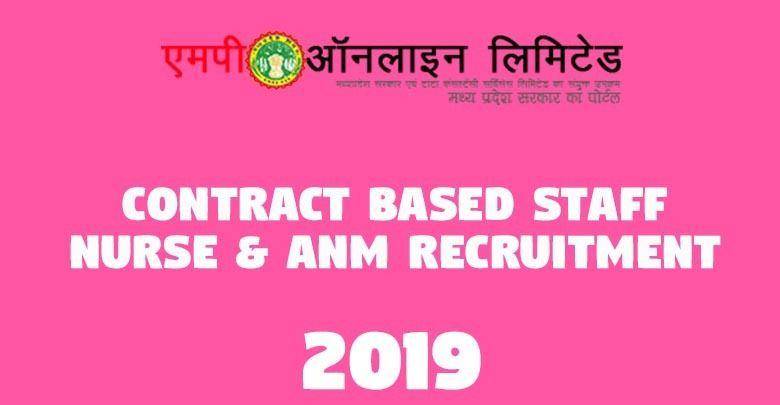 Contract Based Staff Nurse ANM Recruitment -