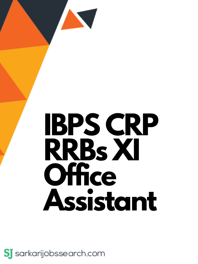 IBPS CRP RRBs XI Office Assistant