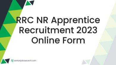 RRC NR Apprentice Recruitment 2023 Online Form