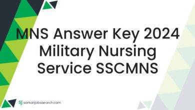 MNS Answer Key 2024 Military Nursing Service SSCMNS