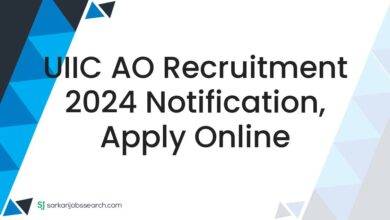 UIIC AO Recruitment 2024 Notification, Apply Online