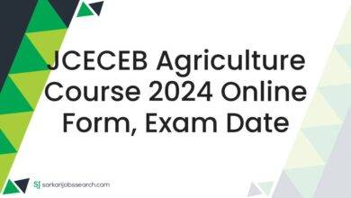 JCECEB Agriculture Course 2024 Online Form, Exam Date