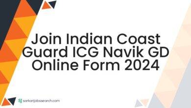 Join Indian Coast Guard ICG Navik GD Online Form 2024