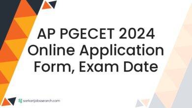 AP PGECET 2024 Online Application Form, Exam Date