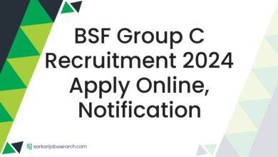 BSF Group C Recruitment 2024 Apply Online, Notification
