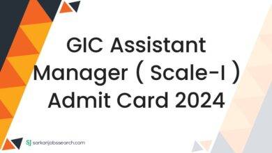 GIC Assistant Manager ( Scale-I ) Admit Card 2024