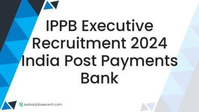 IPPB Executive Recruitment 2024 India Post Payments Bank