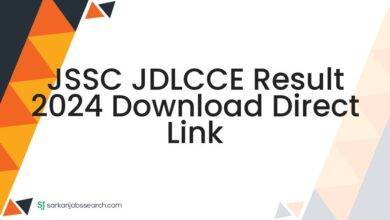 JSSC JDLCCE Result 2024 Download Direct Link