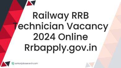 Railway RRB Technician Vacancy 2024 Online rrbapply.gov.in