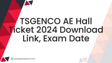 TSGENCO AE Hall Ticket 2024 Download Link, Exam Date