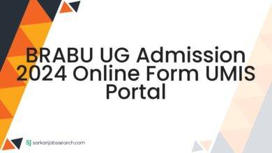 BRABU UG Admission 2024 Online Form UMIS Portal