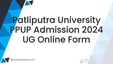 Patliputra University PPUP Admission 2024 UG Online Form