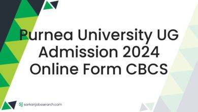 Purnea University UG Admission 2024 Online Form CBCS
