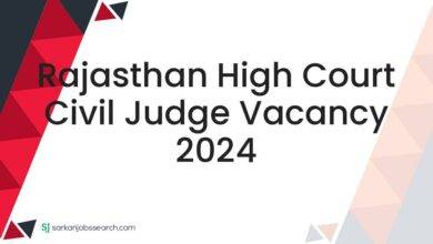 Rajasthan High Court Civil Judge Vacancy 2024