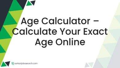 Age Calculator – Calculate Your Exact Age Online