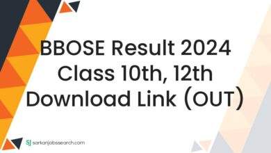 BBOSE Result 2024 Class 10th, 12th Download Link (OUT)