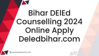 Bihar DElEd Counselling 2024 Online Apply deledbihar.com