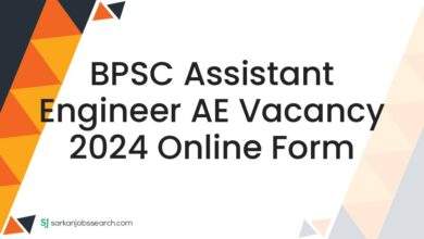 BPSC Assistant Engineer AE Vacancy 2024 Online Form