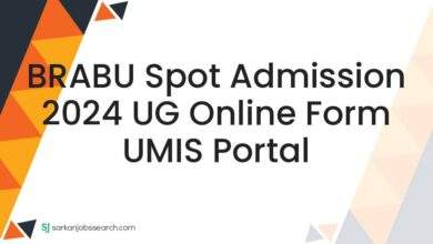 BRABU Spot Admission 2024 UG Online Form UMIS Portal