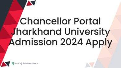 Chancellor Portal Jharkhand University Admission 2024 Apply