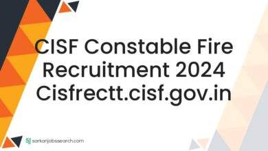 CISF Constable Fire Recruitment 2024 cisfrectt.cisf.gov.in