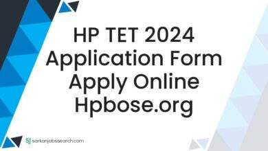 HP TET 2024 Application Form Apply Online hpbose.org