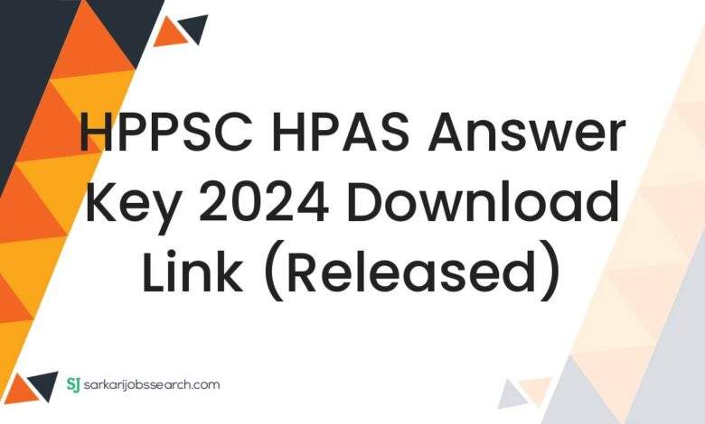 HPPSC HPAS Answer Key 2024 Download Link (Released)