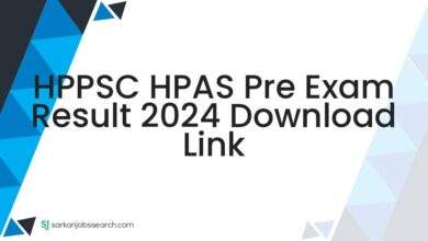 HPPSC HPAS Pre Exam Result 2024 Download Link