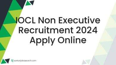 IOCL Non Executive Recruitment 2024 Apply Online