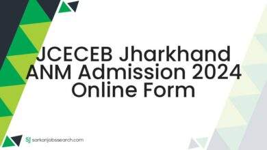 JCECEB Jharkhand ANM Admission 2024 Online Form