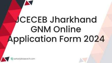 JCECEB Jharkhand GNM Online Application Form 2024