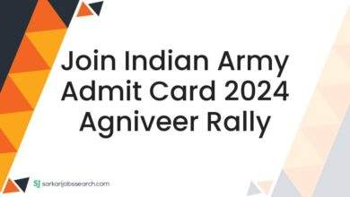 Join Indian Army Admit Card 2024 Agniveer Rally