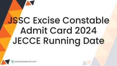 JSSC Excise Constable Admit Card 2024 JECCE Running Date