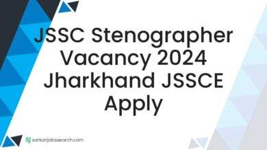 JSSC Stenographer Vacancy 2024 Jharkhand JSSCE Apply