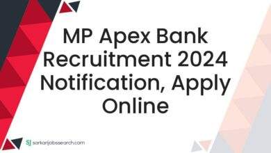 MP Apex Bank Recruitment 2024 Notification, Apply Online