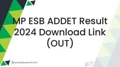 MP ESB ADDET Result 2024 Download Link (OUT)