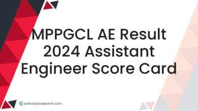 MPPGCL AE Result 2024 Assistant Engineer Score Card