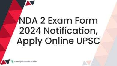 NDA 2 Exam Form 2024 Notification, Apply Online UPSC