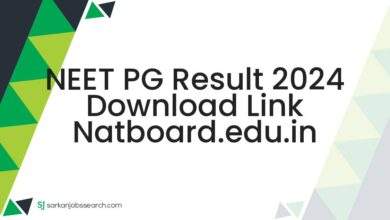 NEET PG Result 2024 Download Link natboard.edu.in