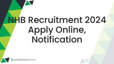 NHB Recruitment 2024 Apply Online, Notification