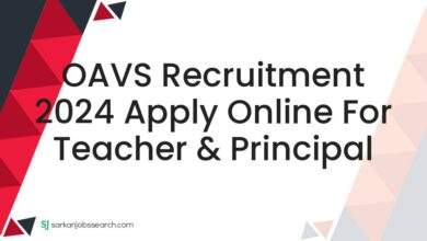 OAVS Recruitment 2024 Apply Online For Teacher & Principal