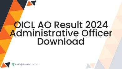 OICL AO Result 2024 Administrative Officer Download