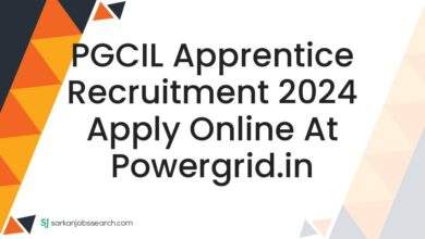 PGCIL Apprentice Recruitment 2024 Apply Online At powergrid.in