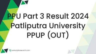 PPU Part 3 Result 2024 Patliputra University PPUP (OUT)