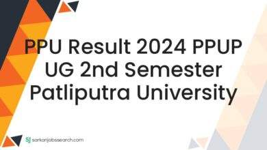 PPU Result 2024 PPUP UG 2nd Semester Patliputra University