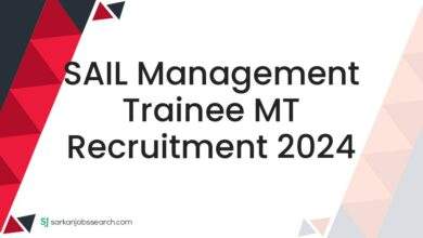 SAIL Management Trainee MT Recruitment 2024