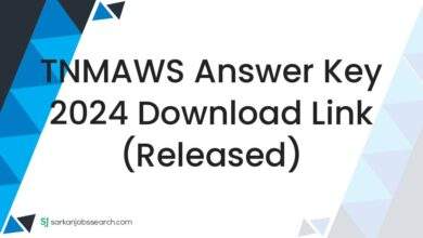 TNMAWS Answer Key 2024 Download Link (Released)